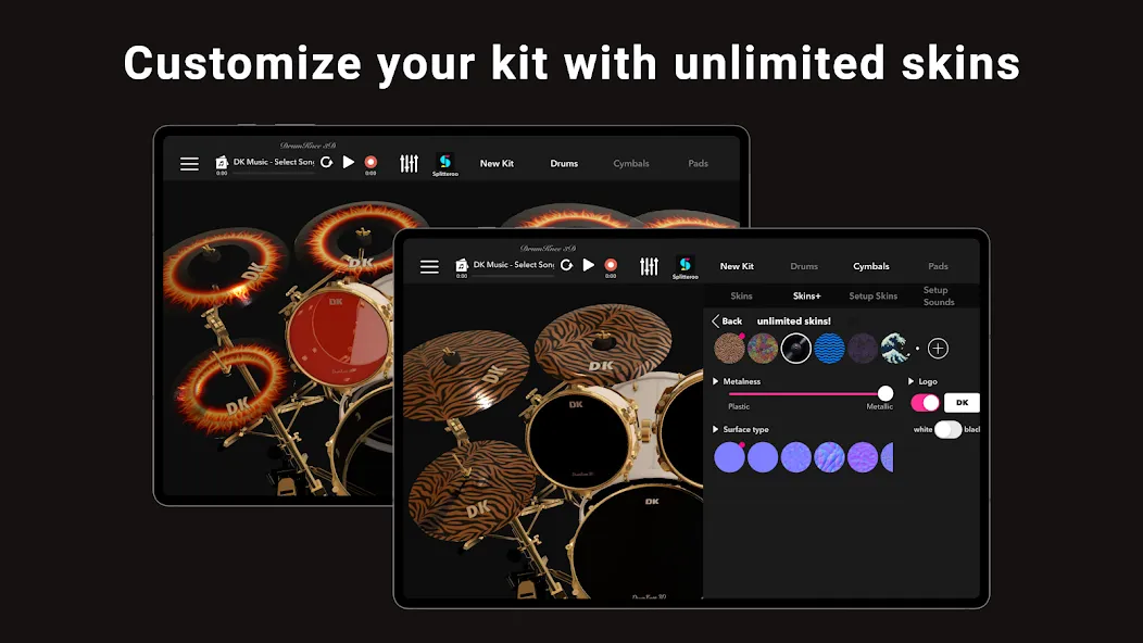 DrumKnee 3D Drums - Drum Set screenshot 6