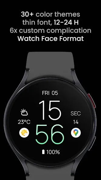 MNML Thin Watch face screenshot 2