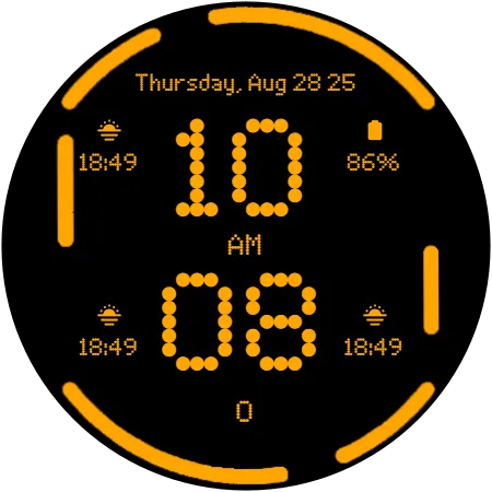 GRBL Nothing 2 Glyph Watchface screenshot 6