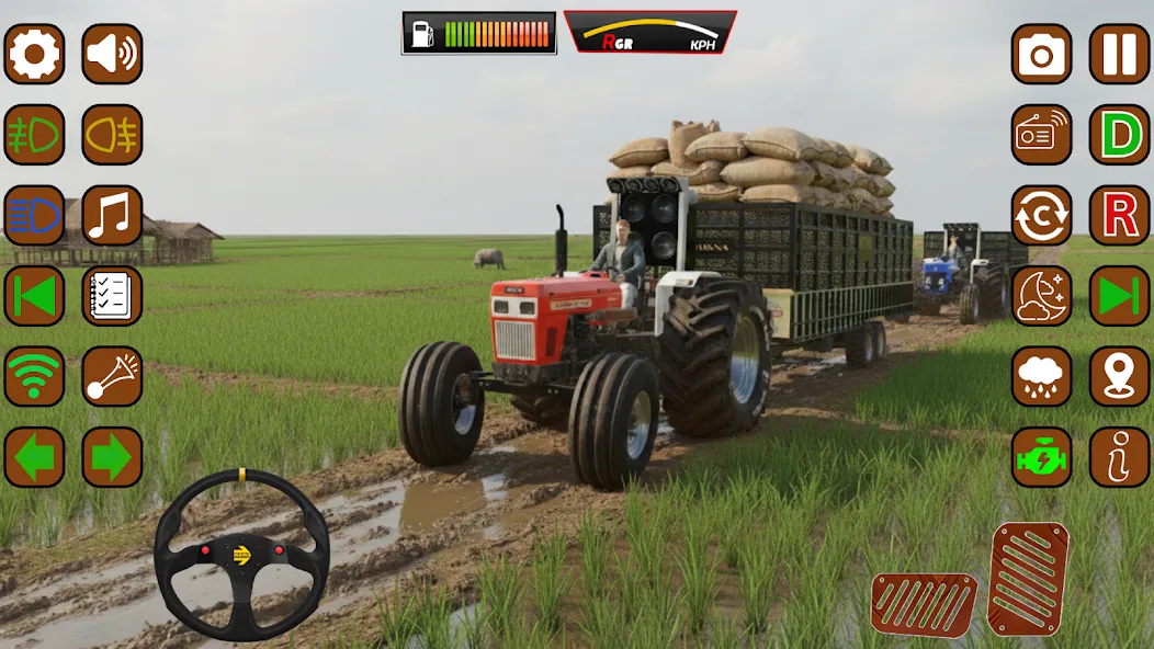 Indian Tractor Farming Game 3D screenshot 5