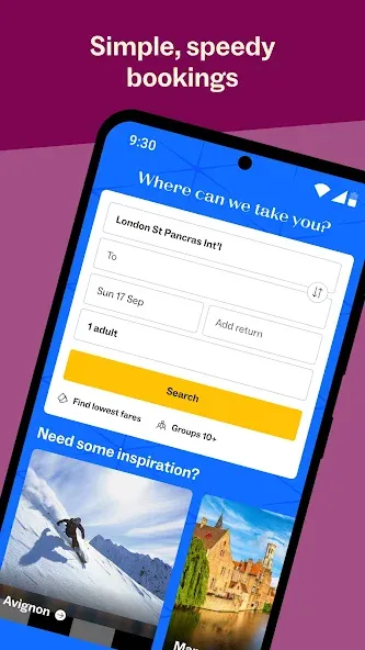 Eurostar: Train travel & Hotel screenshot 3