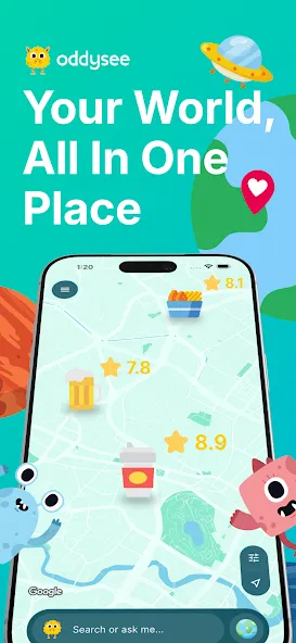 Oddysee: AI Map & Trip Planner screenshot 1