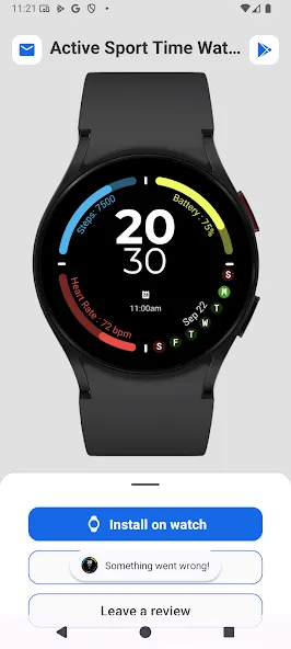 Active Sport Time Watch face screenshot 7