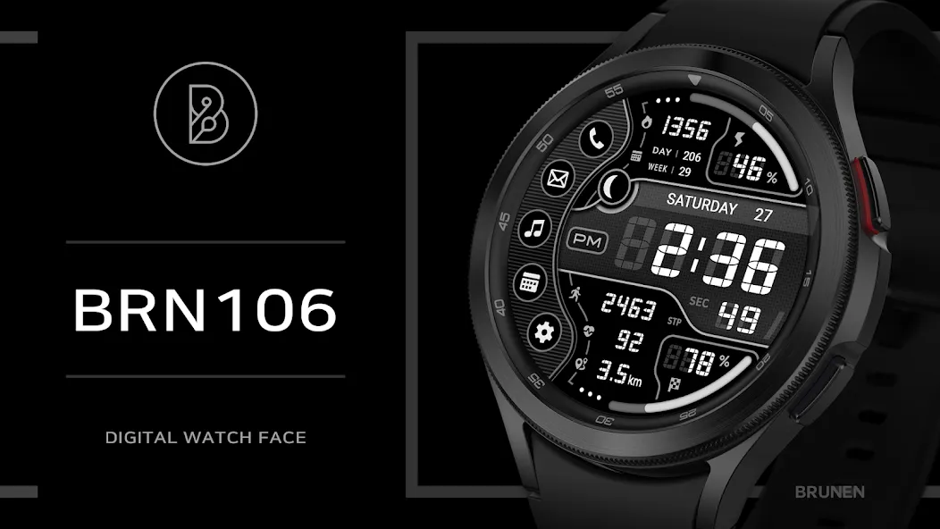 BRN106 : Watch Face screenshot 1