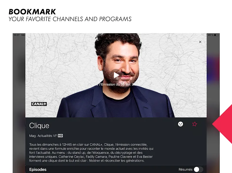 CANAL+, Live and catch-up TV screenshot 13