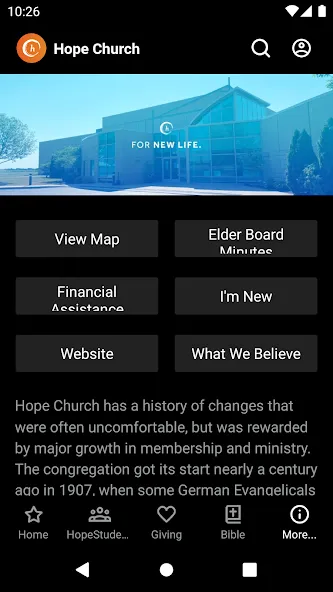 Hope Church Springfield screenshot 3