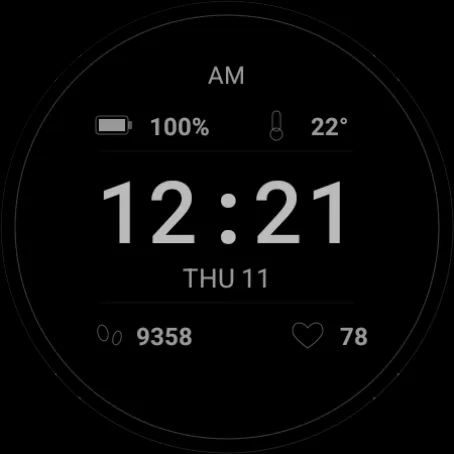 Cyber Space Watch Face screenshot 11