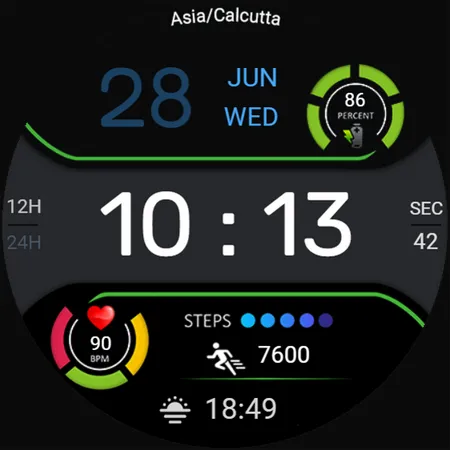 IA93 Digital Watchface screenshot 17