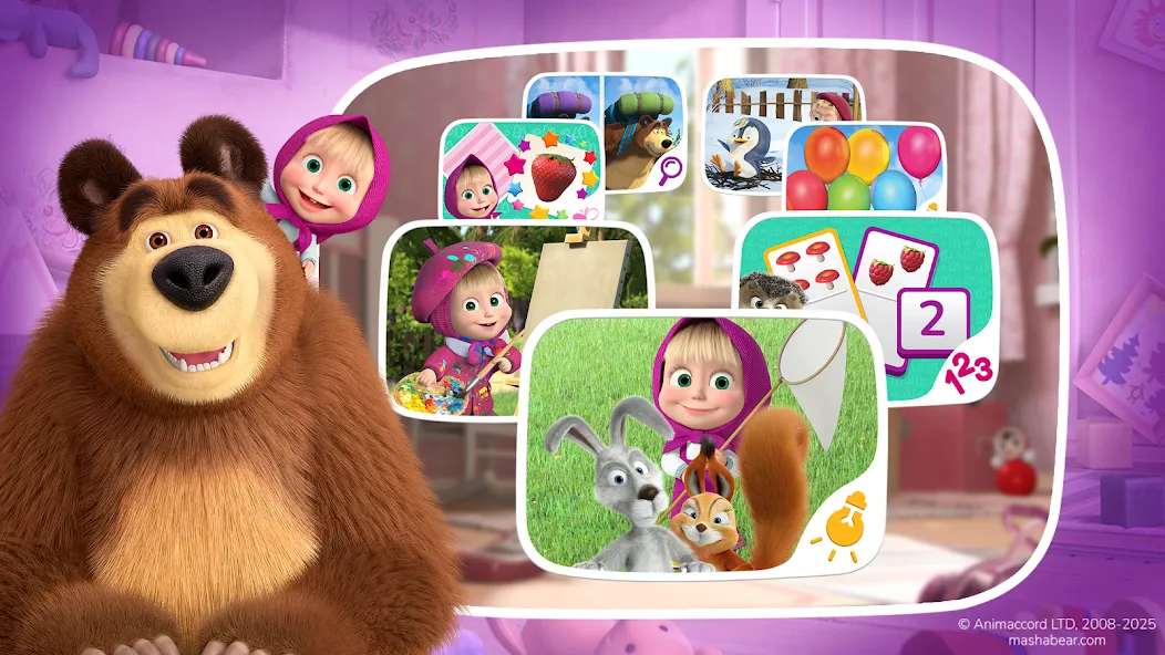 Masha and the Bear Educational screenshot 1
