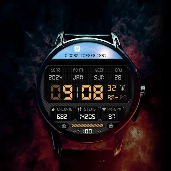 LED Retro Black Informer IN62 screenshot 3