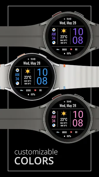 DADAM105: Weather Watch Face screenshot 3