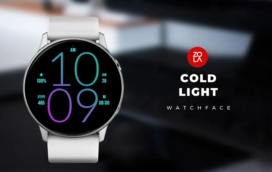 Cold Light Watch Face screenshot 1