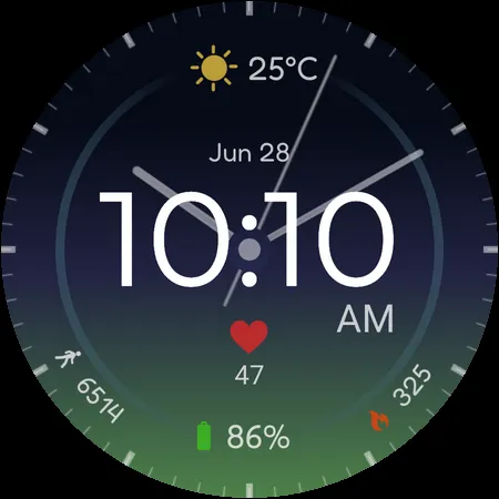 Aurora Horizon Watch Face screenshot 5