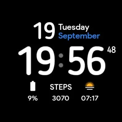 Minimal Visual: Watch face screenshot 8