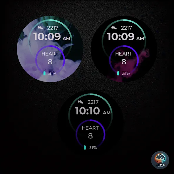 Aqua Nebula Watch Face screenshot 3