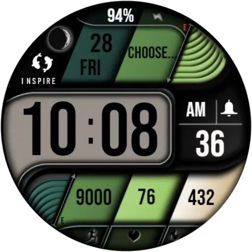 Modern Digital Watch Face IN21 screenshot 31