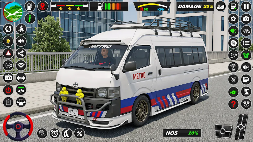 Mini Coach Bus Game Van Game screenshot 5