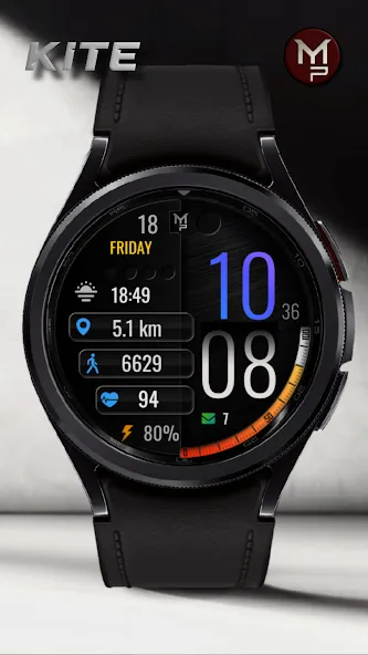 KITE - Digital Watch Face screenshot 1