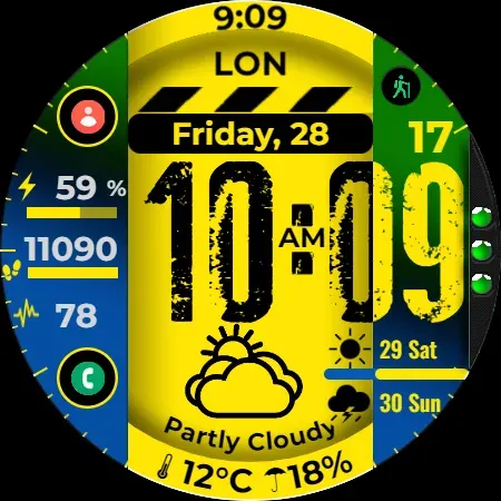 Watch Face CUE148 screenshot 9
