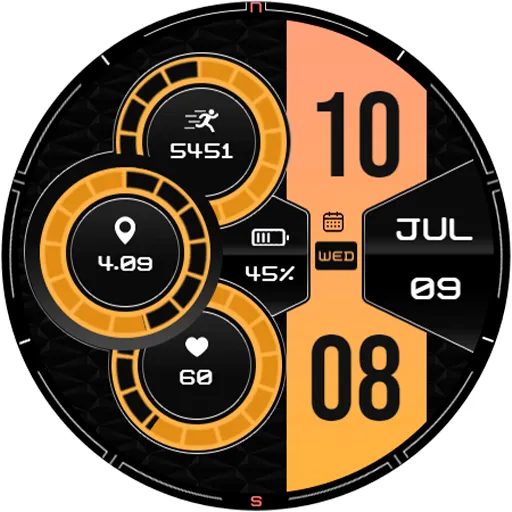 Digital Lunor WS1 Watch Face screenshot 19
