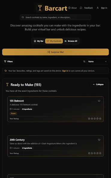 Barcart screenshot 7