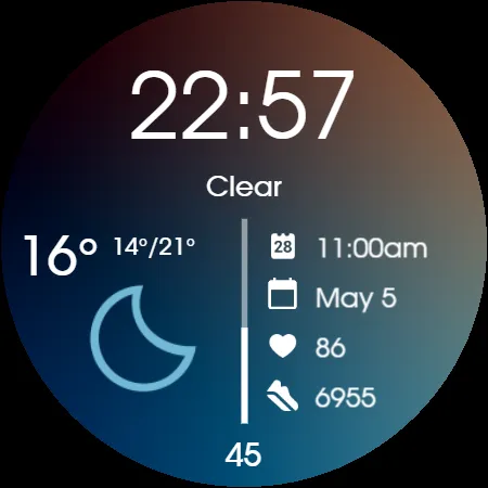 Digital Watchface D2 screenshot 26