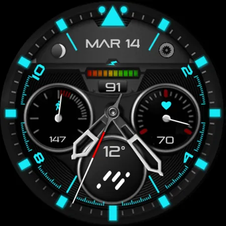 Pars Lena Analog Watch Face screenshot 34