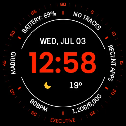 EXD059: Circular Watch Face screenshot 29