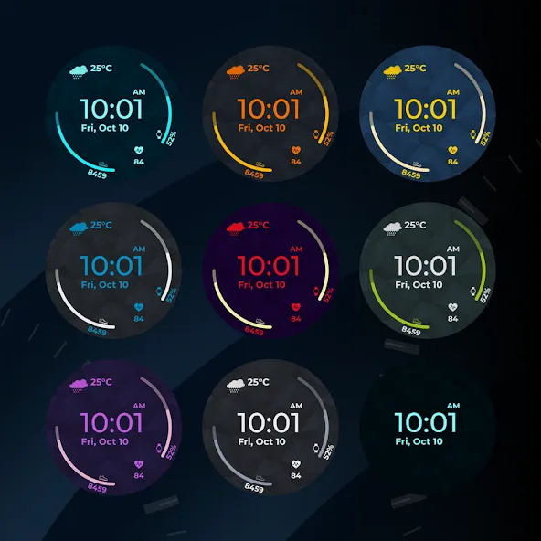 Crystal Facet Watch Face screenshot 3