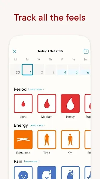Clue Cycle & Period Tracker screenshot 4