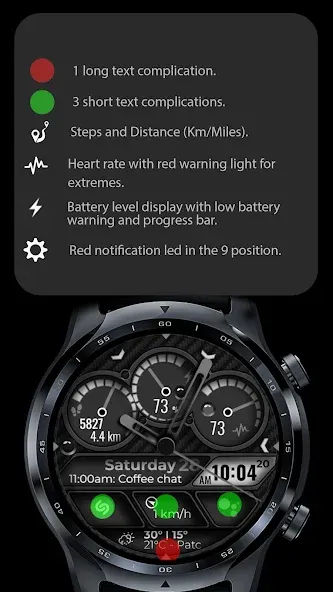 Digital Watch Face CUE103 screenshot 3