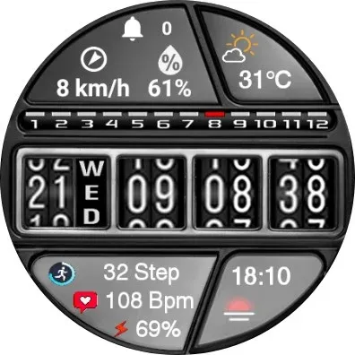 N-SPORT580 Flip Digital Watch screenshot 12
