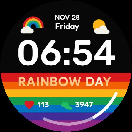 DW03 Rainbow - Colorful Theme screenshot 13