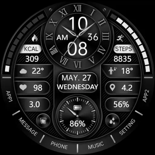 Metal Small Clock ZKin Watch screenshot 41
