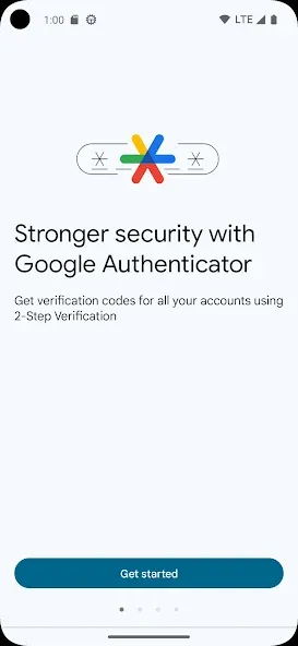 Google Authenticator screenshot 1
