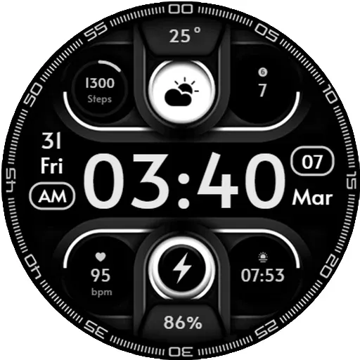 Fancy Digital Watch Face screenshot 23
