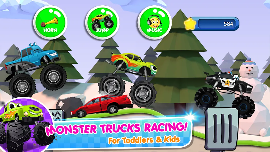 Monster Trucks Game for Kids 2 screenshot 19