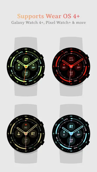 Pixel 3's Arcs Field Watchface screenshot 2