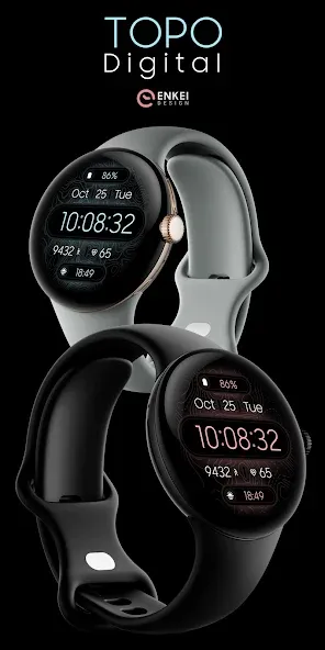 TOPO Digital - watch face screenshot 6