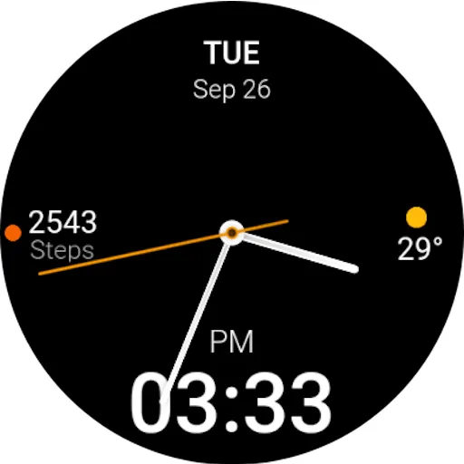Minimal Hybrid Pro Watch Face screenshot 8