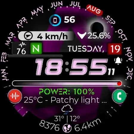 Watch Face CUE161 screenshot 9