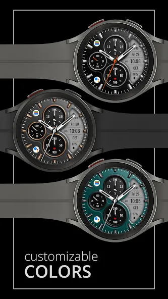 DADAM100: Hybrid Watch Face screenshot 3