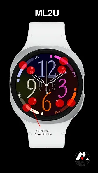 ML2U 376b Modern Analog Face screenshot 2