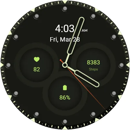 Romani Ite Domum Watch Face screenshot 8