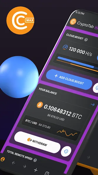CryptoTab Browser Max Speed screenshot 1