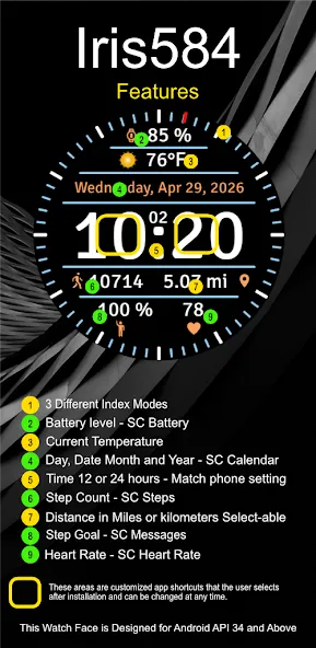 Iris584 Multi Function Watch screenshot 6