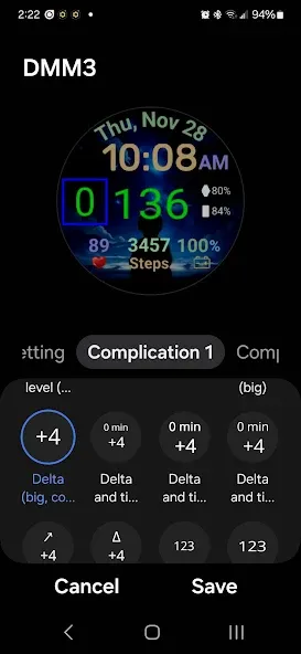 DMM3 Diabetic Watch Face XXL screenshot 19
