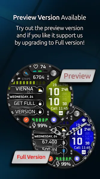 TimeCast Full Watch Face screenshot 7