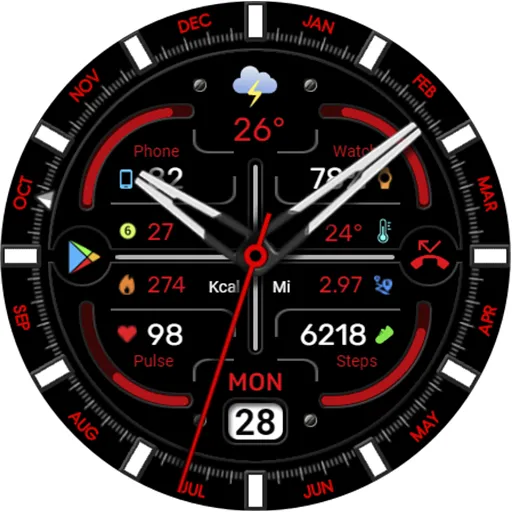 WFP 342 Ultra watch face screenshot 35