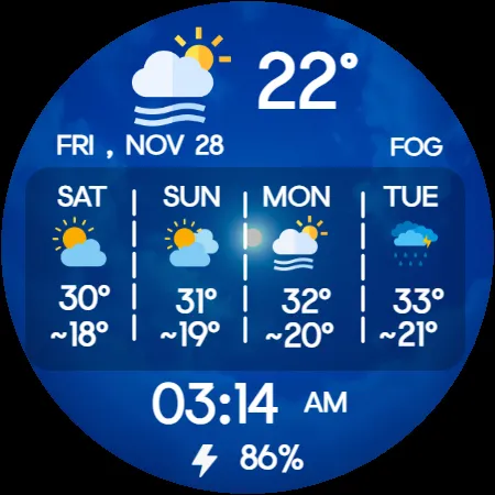 Weather Forecast for Wear OS screenshot 19